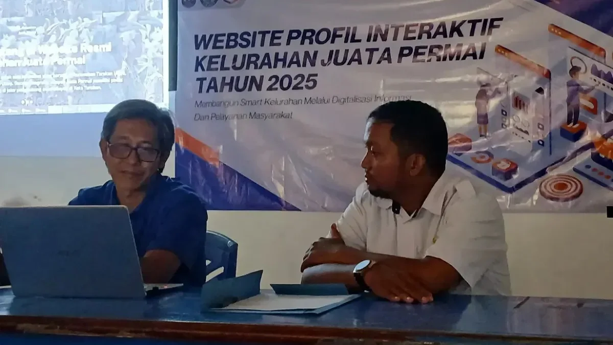 Universitas Borneo Tarakan Bersama Kelurahan Juata Permai Bahas Pengembangan Website Profil Interaktif
