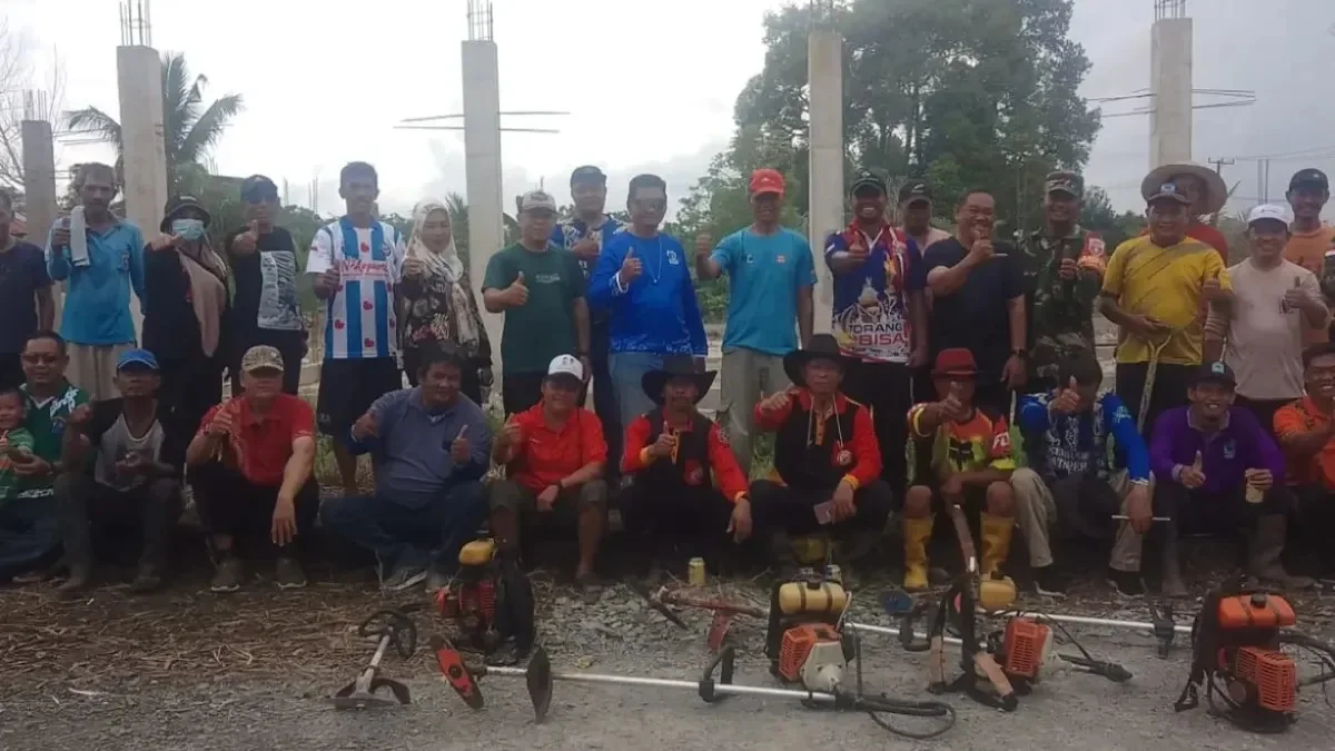 Kerja Bakti Bersama Dukung Pembangunan Koperasi Merah Putih di Kelurahan Juata Permai